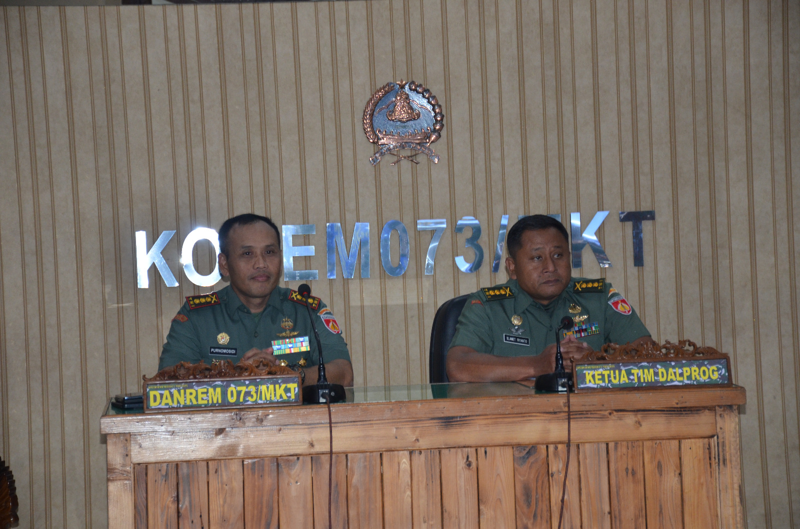 Tim Dalproggar Kodam IV/Diponegoro Kunjungi Korem 073/Makutarama